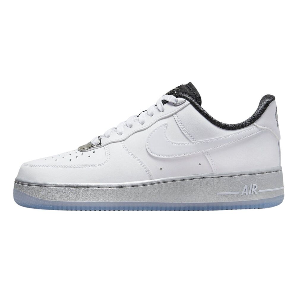 Nike Air Force 1 ’07 SE ‘White Metallic Silver’ DX6764-100 - Size 6 Women - Picture 5 of 10